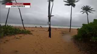 Tropical Storm Isaias begins to bring heavy rain, winds to Puerto Rico