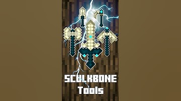 SCULKBONE TOOLS (Wardens+) 🔥😎😱 #minecraft #mcpe #shorts