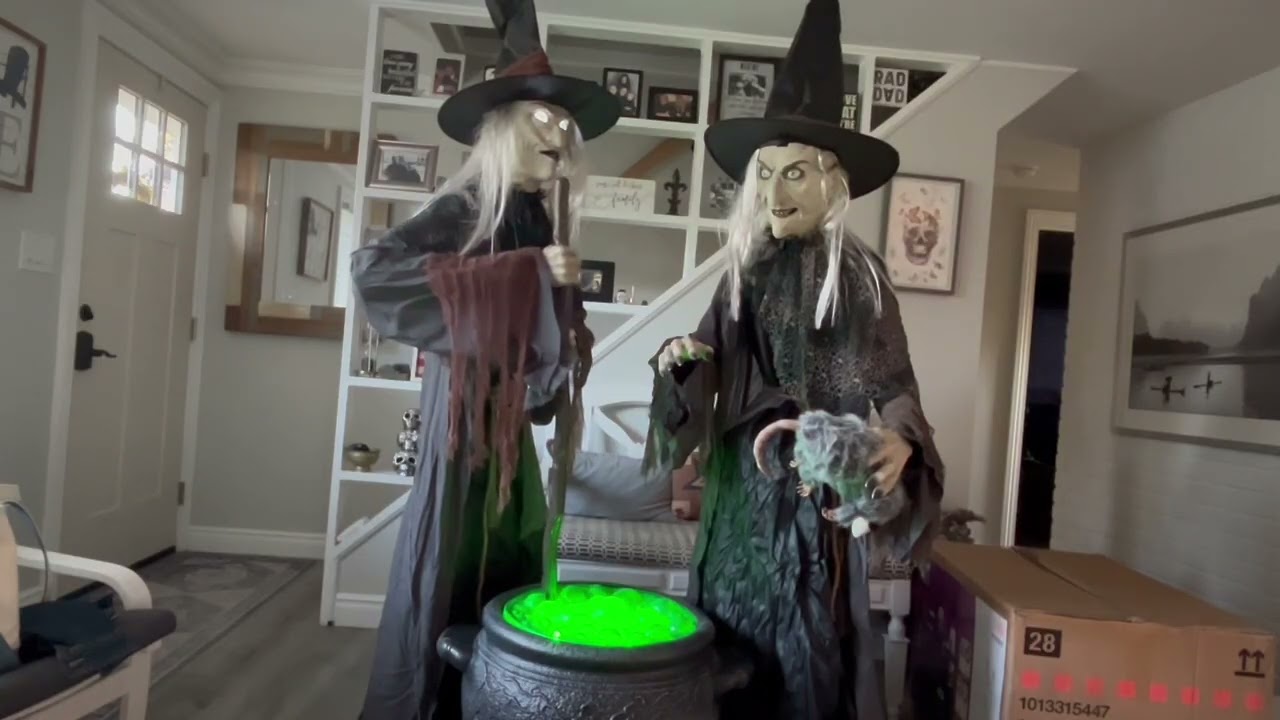 Witches scene unboxing/setup/demo