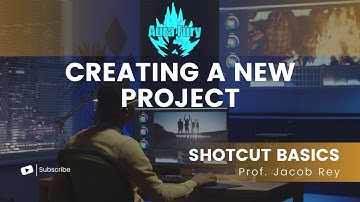 Shotcut: Creating a New Project