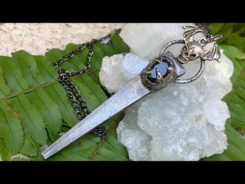 ★SCUDO★ shell obsidian karen Rainbow Obsidian Skull Coffin Nail - Soft Solder - YouTube
