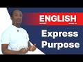 Expressing Purpose in English Grammar | To, For, So That Explained for Grade 12 Students