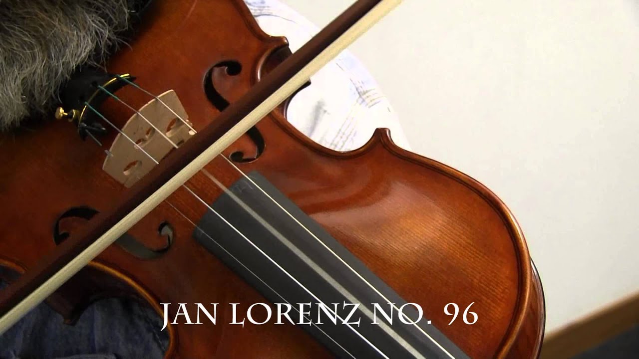 Jan Lorenz 36 Violin Demo - YouTube