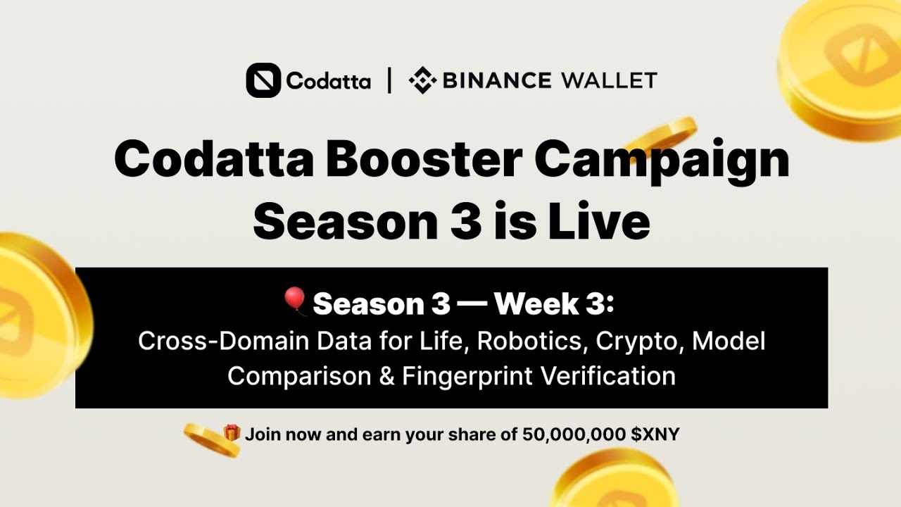 Codatta Booster Campaign Season 3 Week 3| Binance Wallet New Airdrop | Binance Wallet | Codatta 