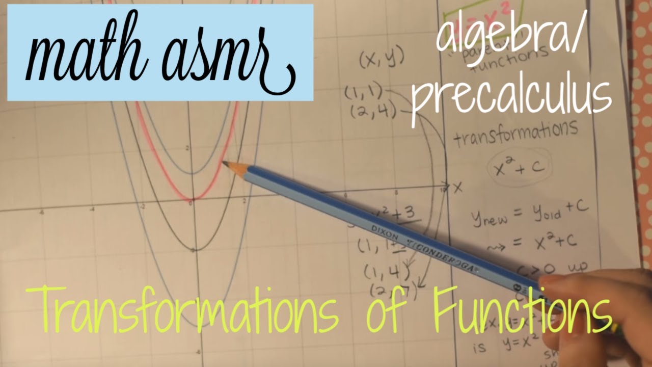 *Softspoken* Math ASMR | Precalculus | Transformations - YouTube