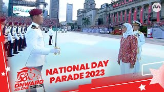 Guard of Honour inspection, Presidential Gun Salute and Feu-De-Joie | National Day 2023 | NDP 2023