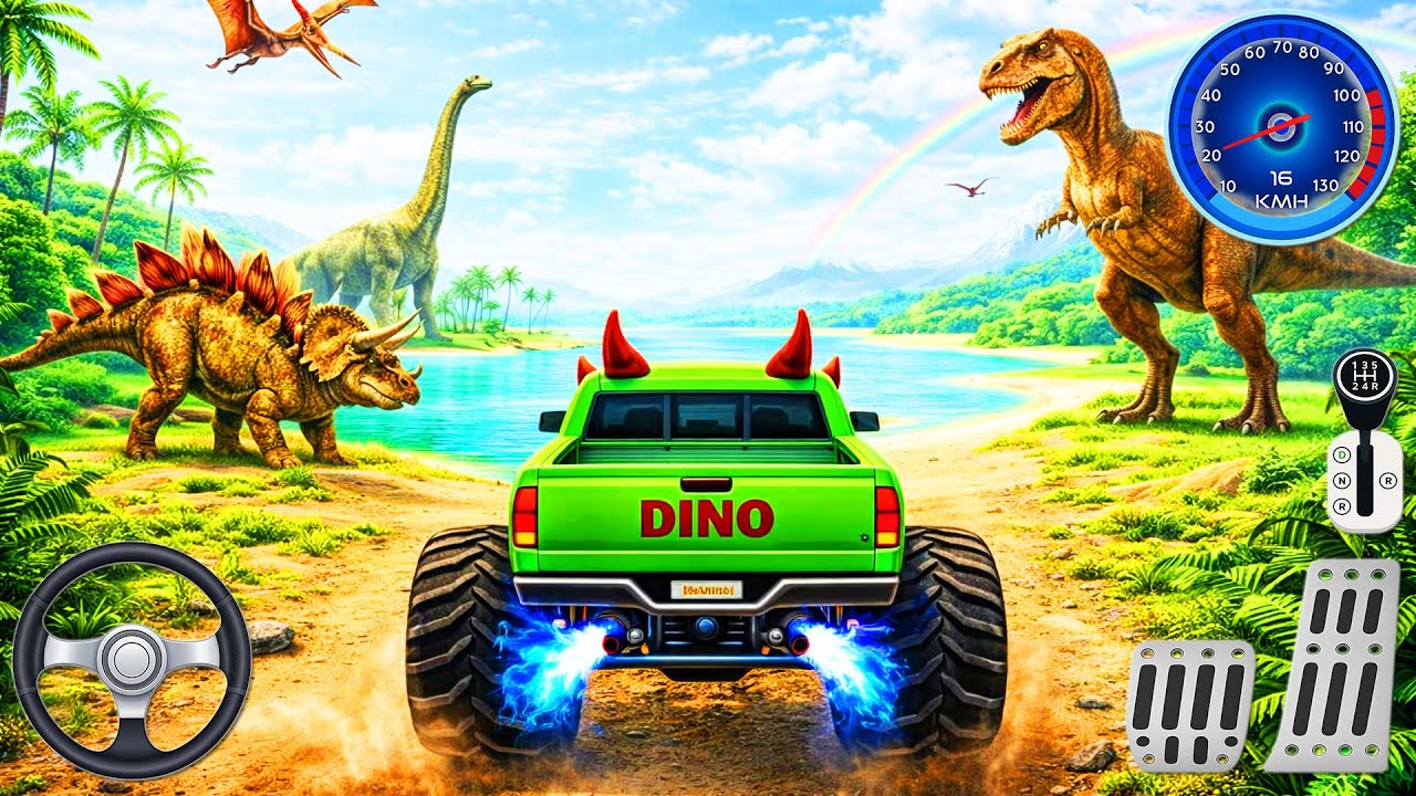 Monster Truck Mega Ramp Impossible Driver - Car Extreme Stunts GT Racing - Android GamePlay