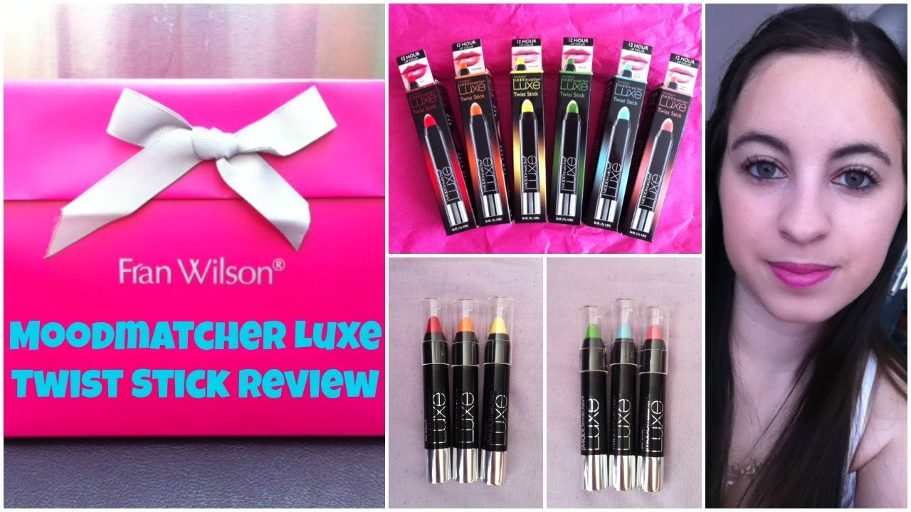 Fran Wilson Moodmatcher Luxe Twist Stick Review! YouTube