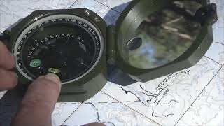 use a geologist compass for land navigation   easy to do
