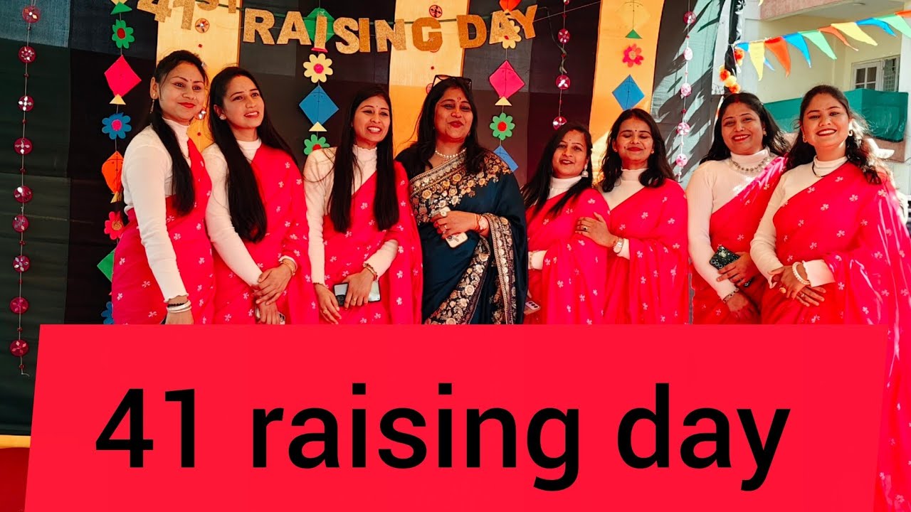 बहुत-बहुत badhai Ho hamare unit ko 41 raising day ki 🪖🪖💂💂