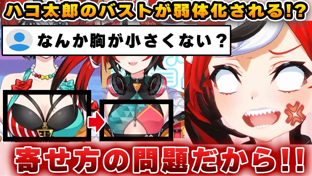 胸に大幅な弱体化（ナーフ）が入ったハコ太郎【ホロライブ/ハコス・ベールズ】