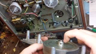 servicing a vintage Teac A-4010s reel to reel