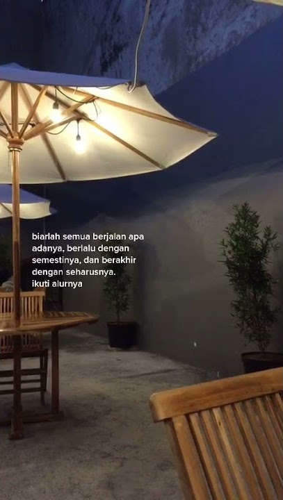 Biarlah semua berjalan apa adanya