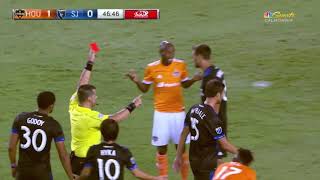 Houston Dynamo vs. San Jose Earthquakes, August 12, 2017, DOGSO