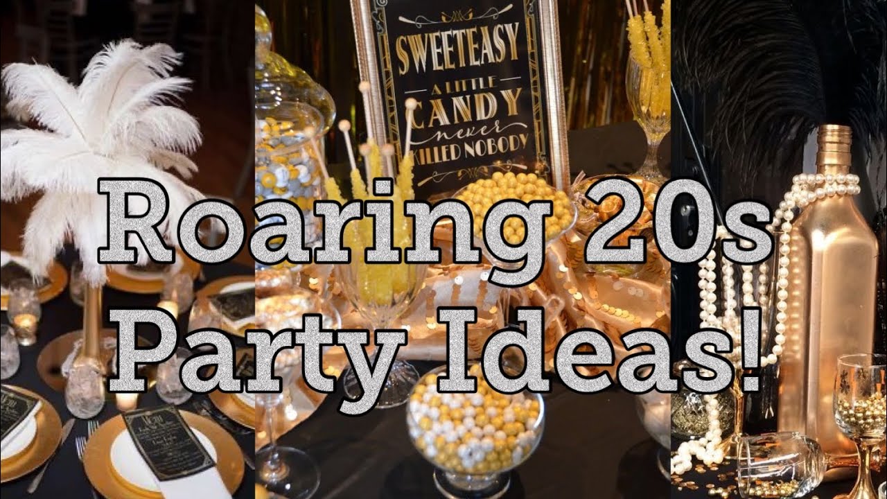 Great Gatsby Party, Decorating Ideas, Menu Plan