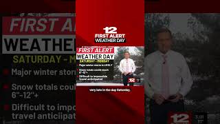 Major snowstorm expected in Virginia