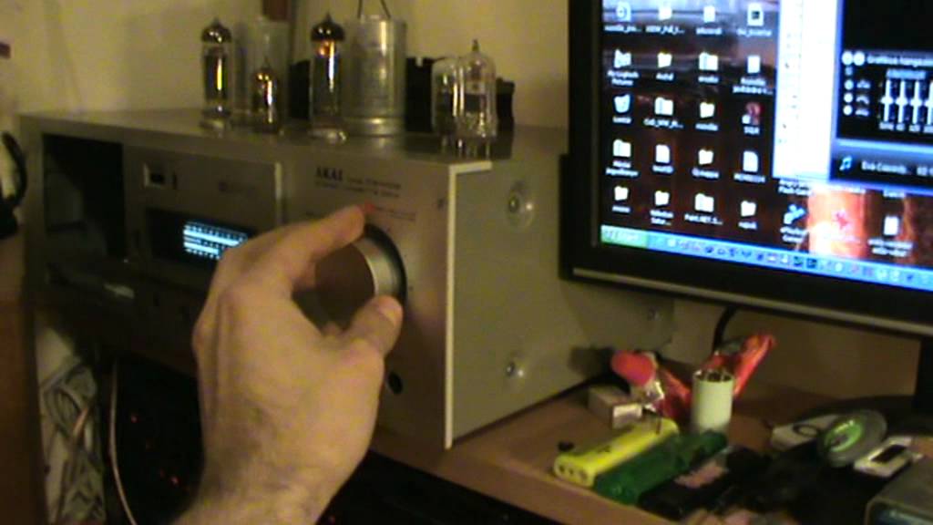 Csöves erősítő EL84SE HIFI AKAI CSM02 MOD [HD]