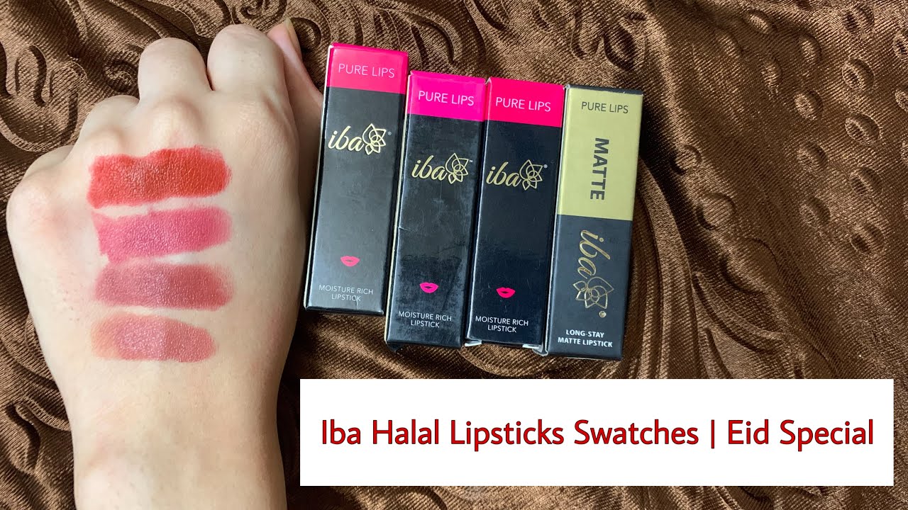 iba cosmetics lipstick swatches Eid special lipsticks lipstick 