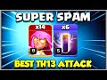 SUPER ARCHER + BATS = BEST ARMY! TH13 Spam Attack Strategy in Clash of Clans