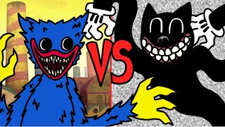 Cartoon Cat VS Huggy Wuggy (FlipaClip Animation)