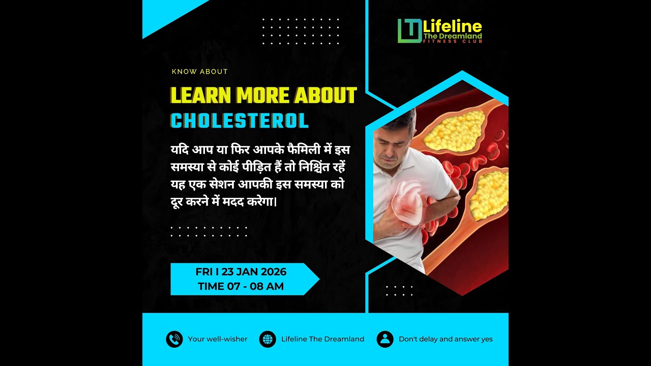 Cholesterol LD | LTD FITNESS HUB | Master Trainer Akash