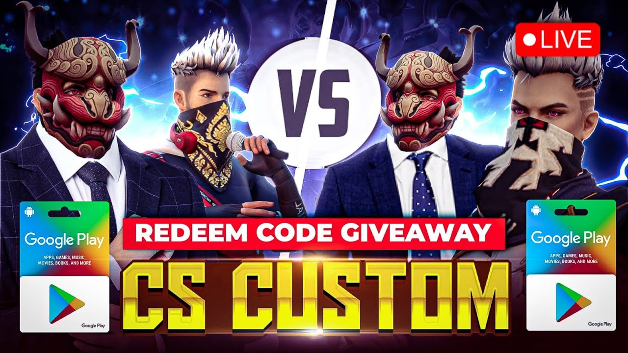 FREE FIRE LIVE GIVEAWAY | FF LIVE TEAM CODE GIVEAWAY | FF LIVE GIVEAWAY ...