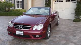 2005 Mercedes Benz CLK500 Cabriolet Review and Test Drive by Bill  Auto Europa Naples