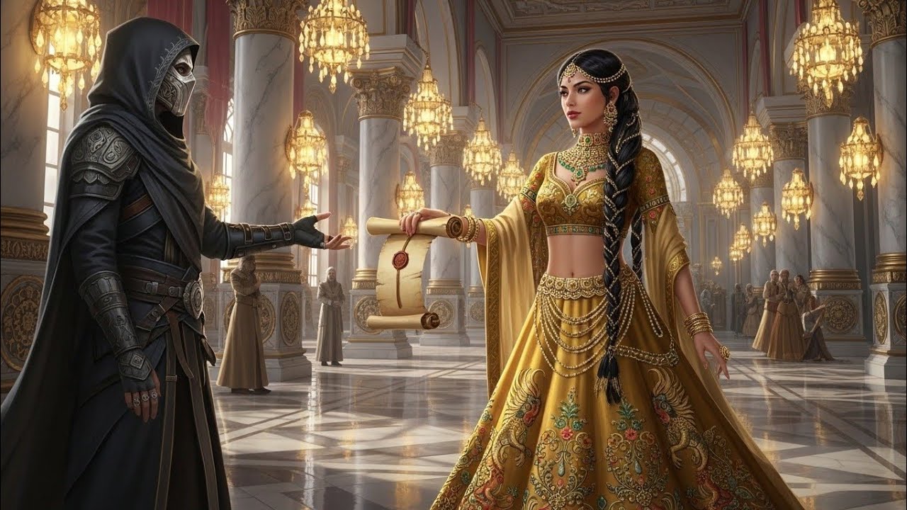 Entre tres hermanos guapos, eligió al jeque enmascarado; en la luna de miel quedó paralizada.