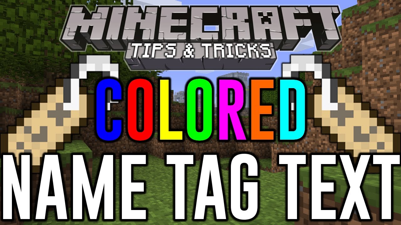 How To Get Color Text On Name s In Minecraft One Edition Youtube