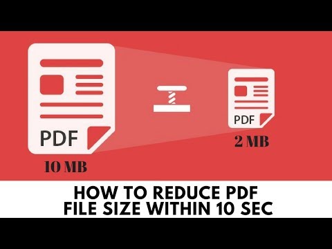 How To Reduce PDF File Size |  Within 10 Sec Only 