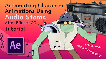 Animate Characters Using Audio in After Effects - NO KEYFRAMES!!!