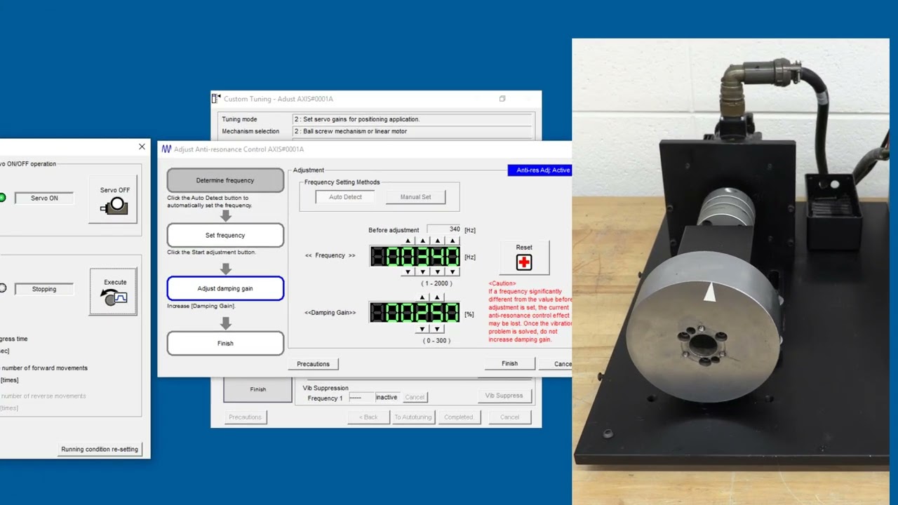 Stop Resonant Sounds - Servo Tuning
