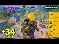 Solo squad 34 kills game play 🥶 😱 🤯#pubg 