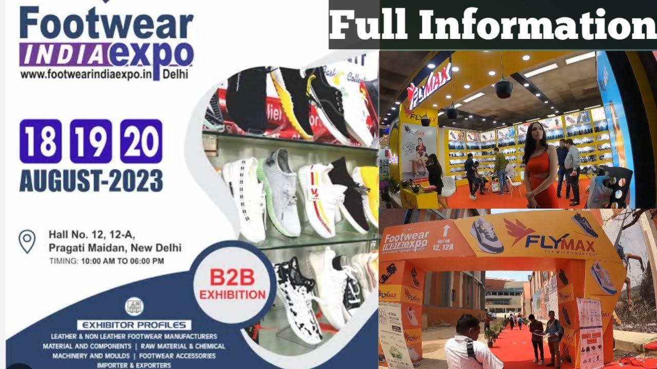 Footwear India Expo 2023 Free Entry Footwear Fair Pargati Medan
