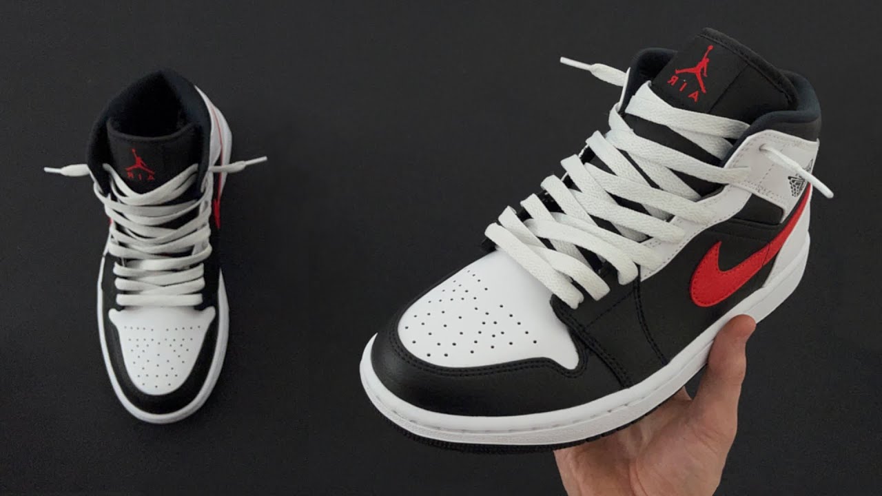 how to tie air jordan 1 high