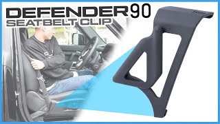 Seatbelt Retaining Clip for New Land Rover Defender 90 L663 - The Seatbelts Are Hard To Reach !