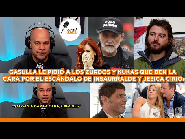GASULLA SALIÓ RE SACADO CONTRA KUKAS QUE NO DAN LA CARA POR ESCÁNDALO DE INSAURRALDE Y JESICA CIRIO
