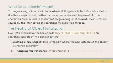 Understanding Atomicity in Java: Is Object Initialization Atomic?