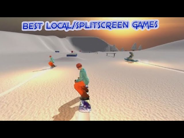 4 Player Split Screen In Mad Snowboarding