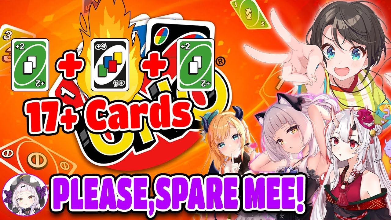 Subaru Shion Ayame And Choco Hilarious Reaction In UNO Hololive【ENG SUB】