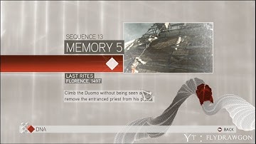Assassins Creed II Walkthrough Sequence 13 memori 5 Last Rites