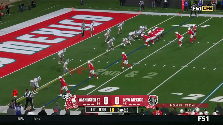 Highlights of New Mexico's 38-35 upset over No. 18 Washington State!