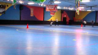 Roller town race in Visalia