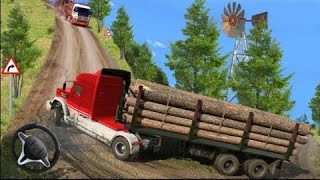 Heavy Offroad Logging Truck Game Truck Simulator 3d - Android Gameplay screenshot 4