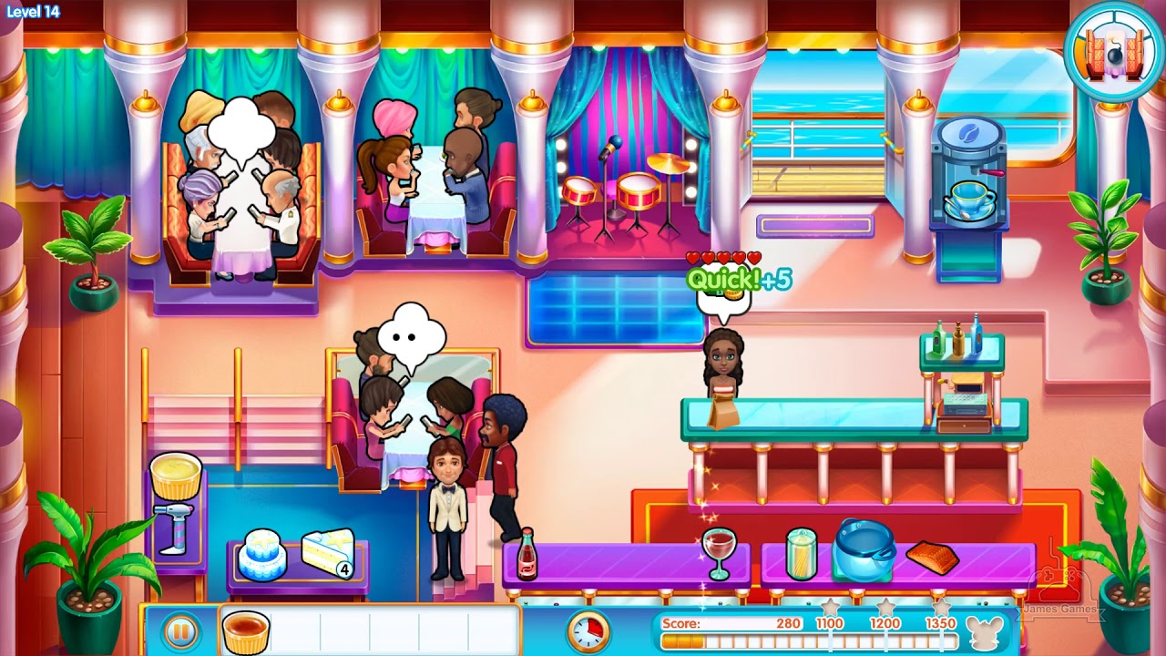 The Love Boat #21 Level 14 Volatile seas! 🎮 James Games - YouTube