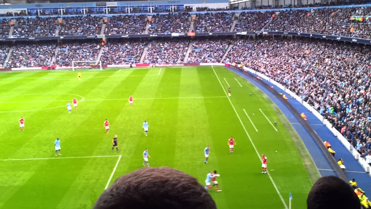 Man City v Arsenal 23/09/12 - Away End Atmosphere - YouTube