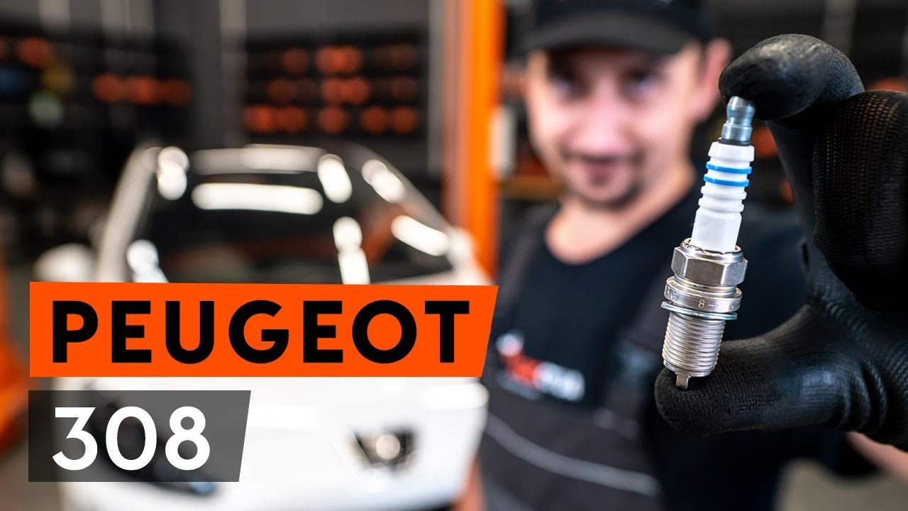 How to change spark plug on PEUGEOT 308 I [TUTORIAL AUTODOC] YouTube