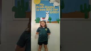 Joy to the World - Practicing for the school  Christmas Program