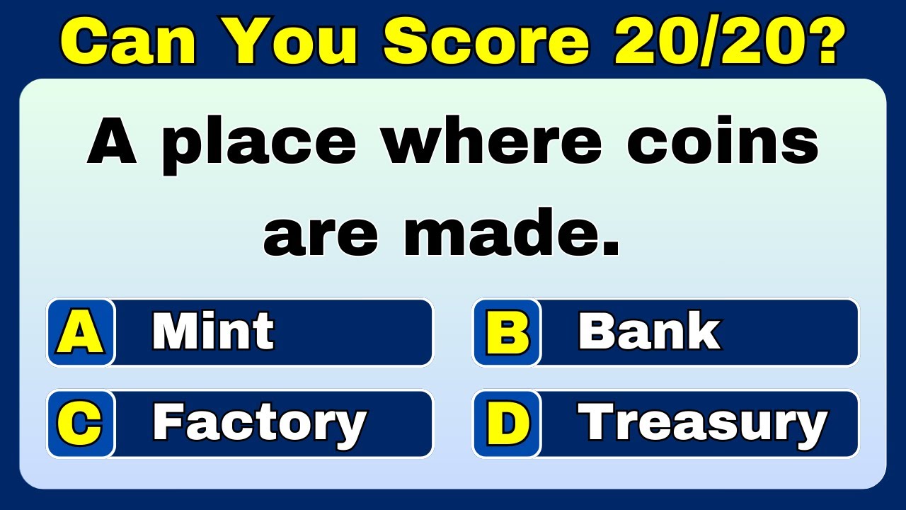 20 Questions to Test Your English Skills  