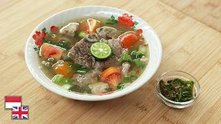 Kuahnya Segar, Dagingnya Lembut Resep Sop Sengkel Cocok Untuk Lebaran